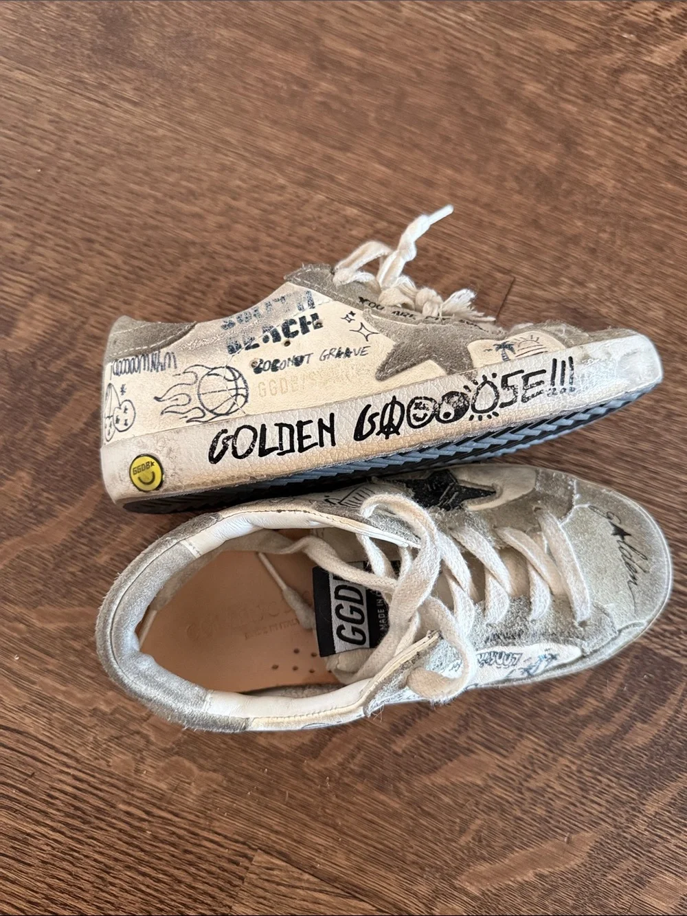 Golden Goose Super Star Classic Miami South Beach Graffiti size EU 29